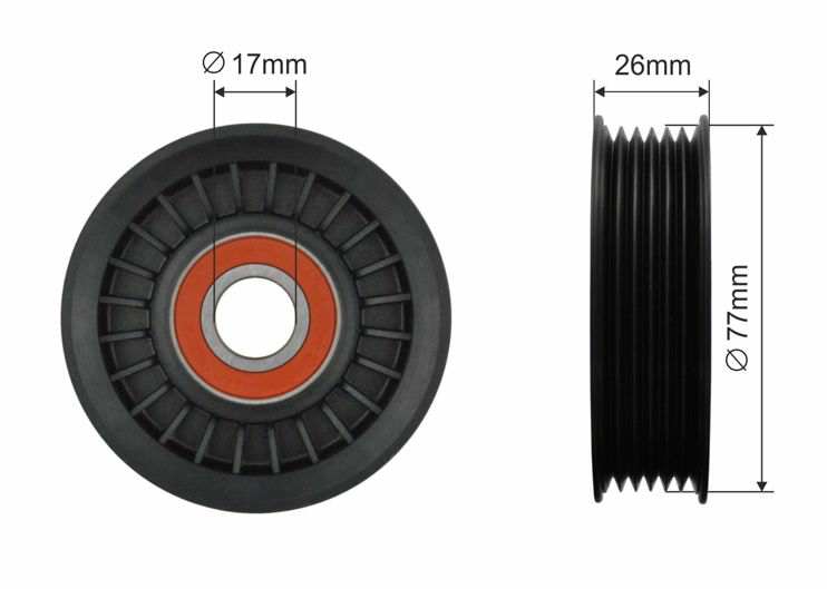 Keilrippenriemen Spannrolle